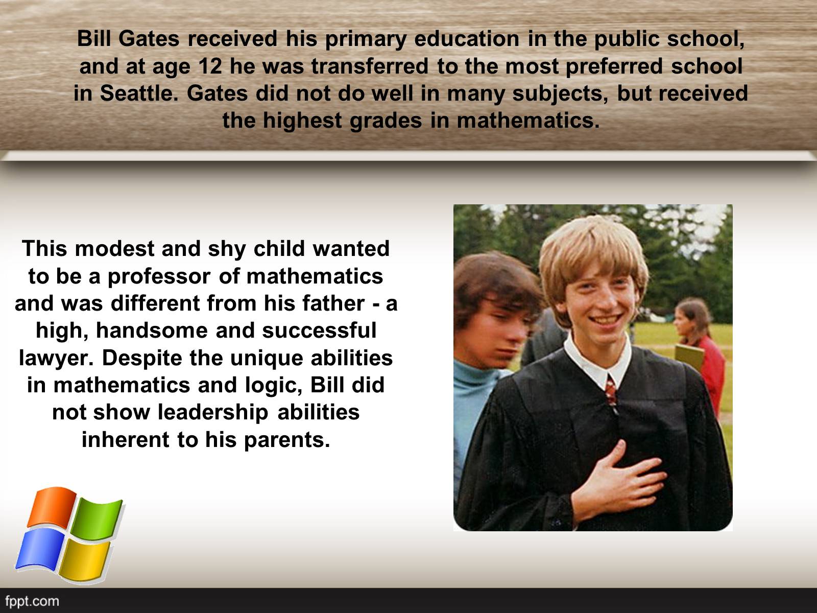 Презентація на тему «Bіll Gates» - Слайд #3