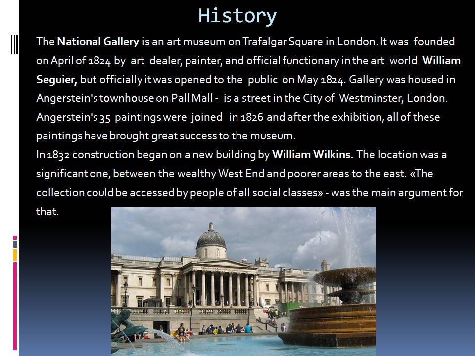 Презентація на тему «National British gallery» - Слайд #2