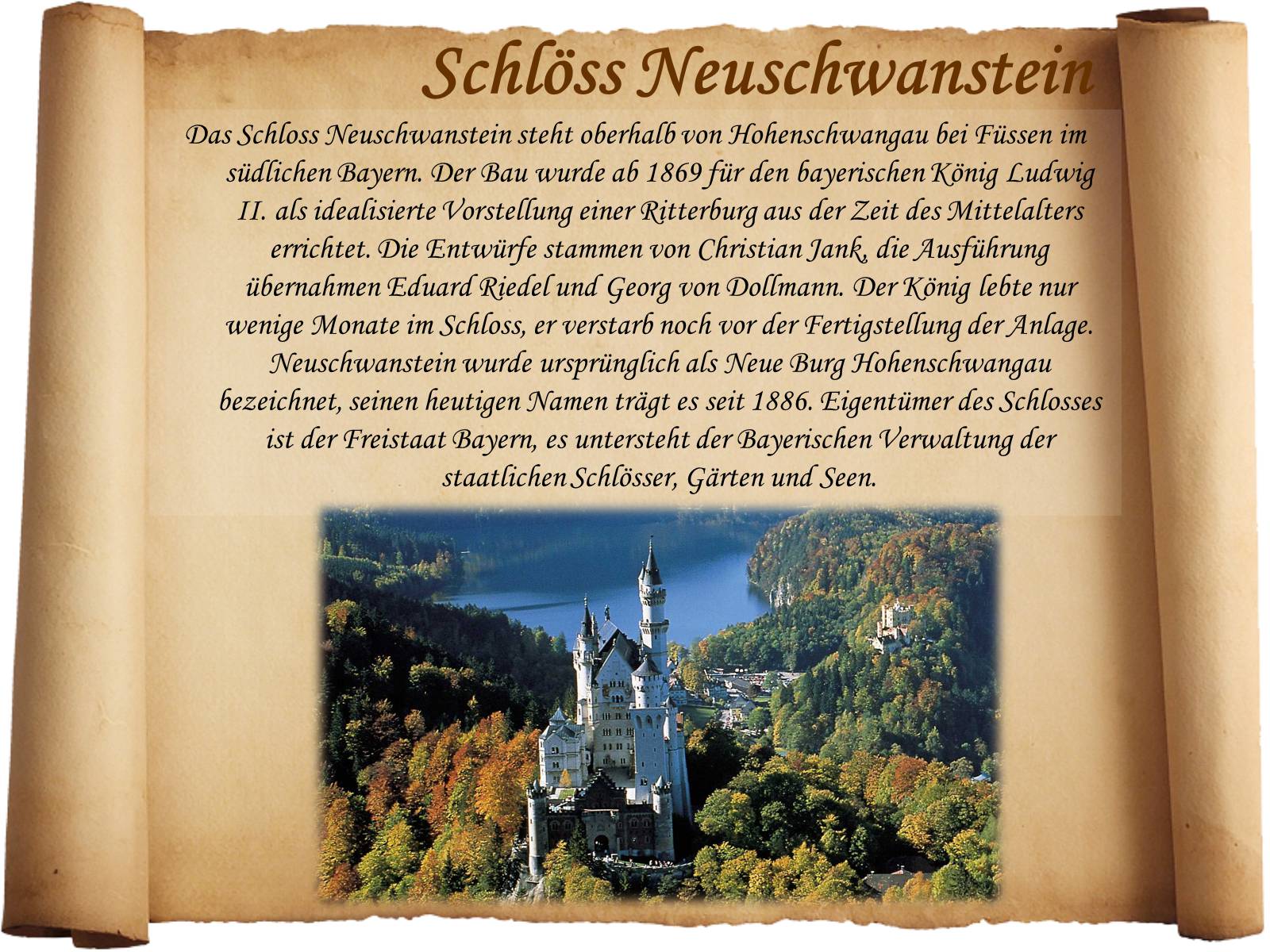Презентація на тему «Schlosse Deutschlands» - Слайд #18
