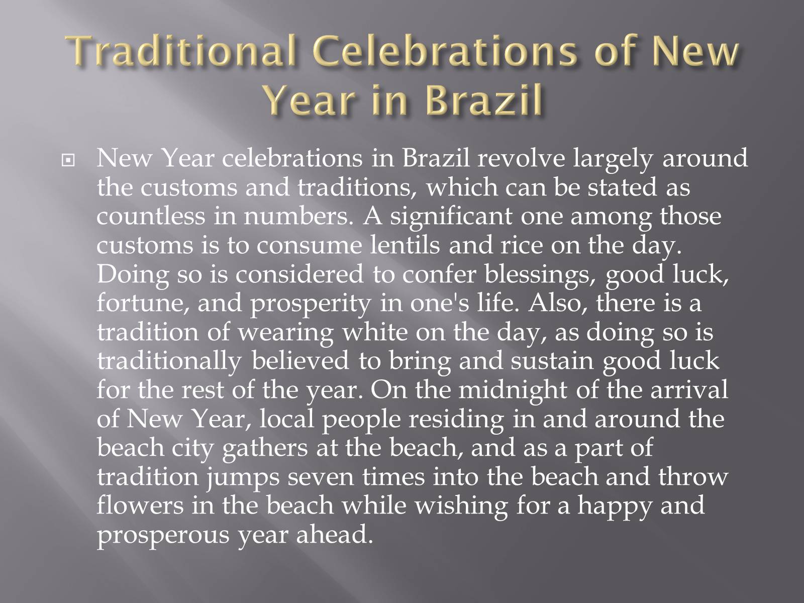 Презентація на тему «New Year in Brazil» - Слайд #3