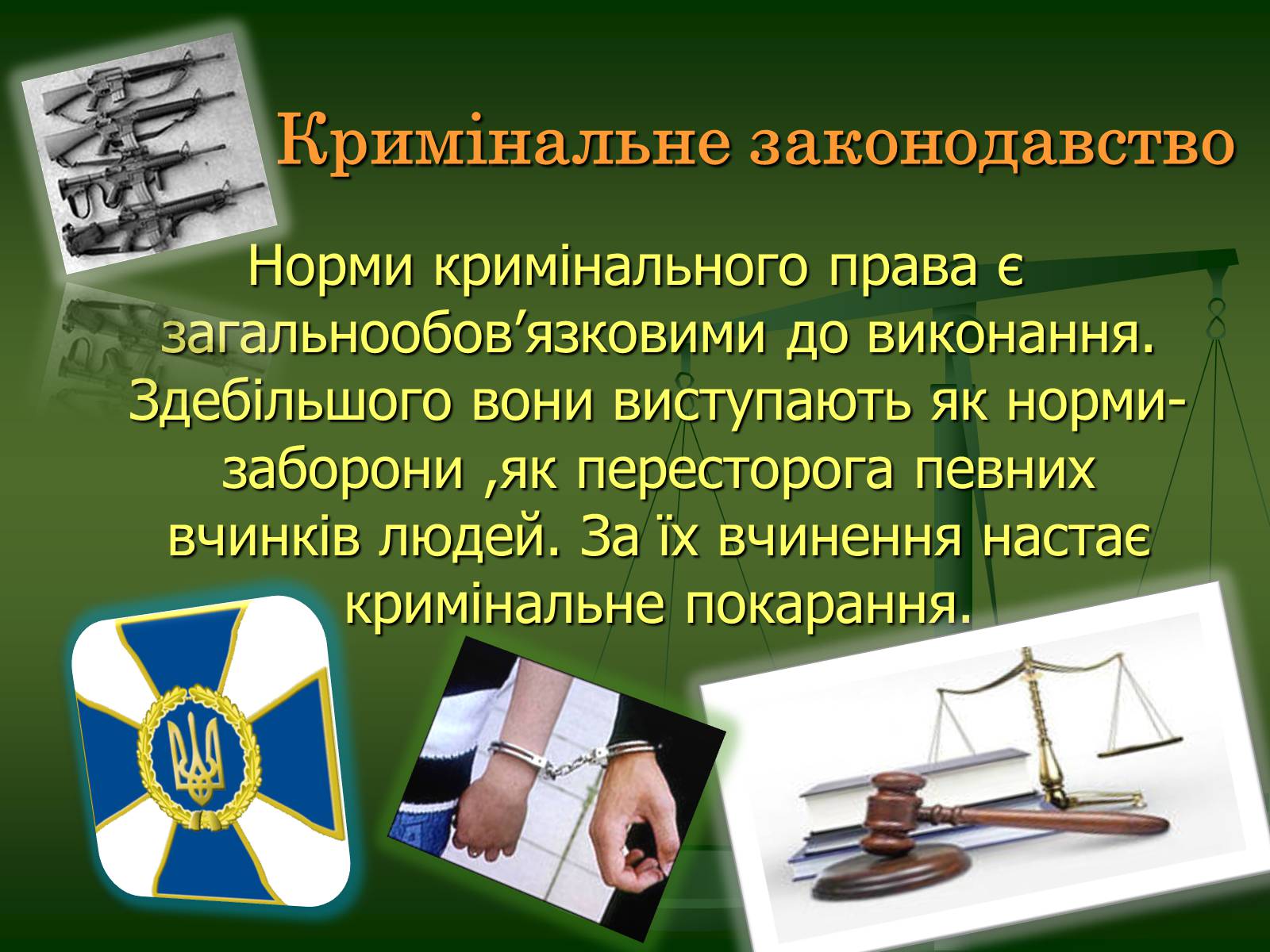 Презентація на тему «Основи кримінального права» (варіант 2) - Слайд #5