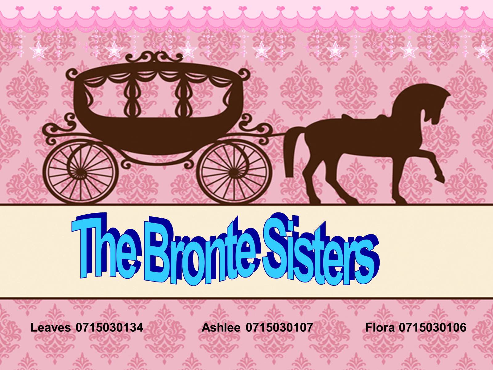 Презентація на тему «The Bronte Sisters» - Слайд #1