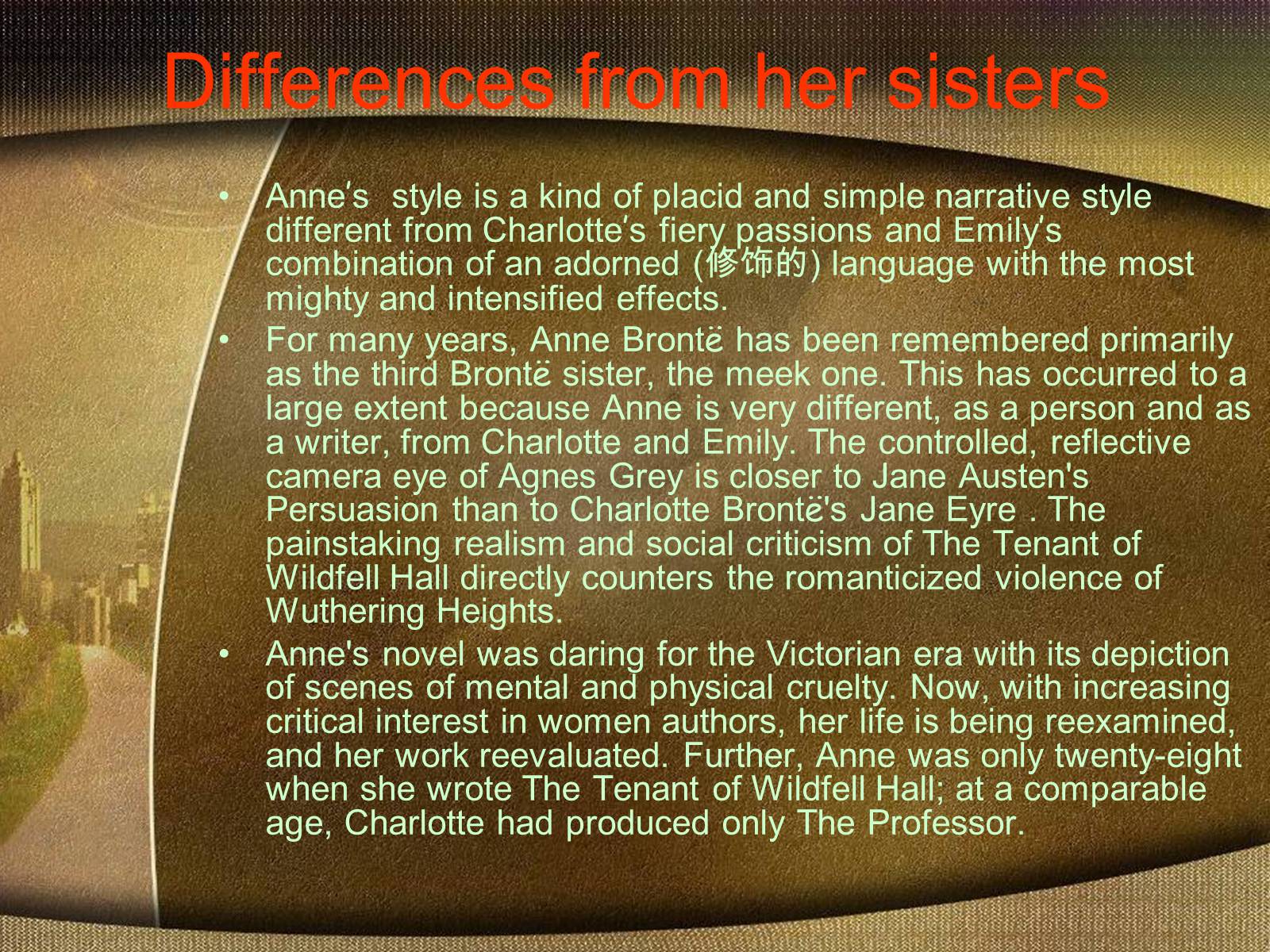 Презентація на тему «The Bronte Sisters» - Слайд #30