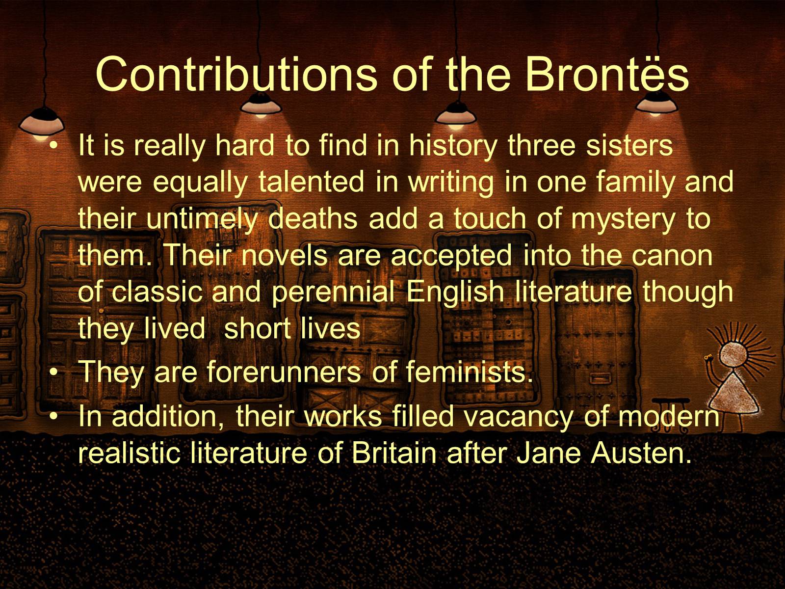 Презентація на тему «The Bronte Sisters» - Слайд #31