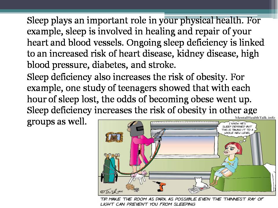 Презентація на тему «Better sleep mean better health» - Слайд #7