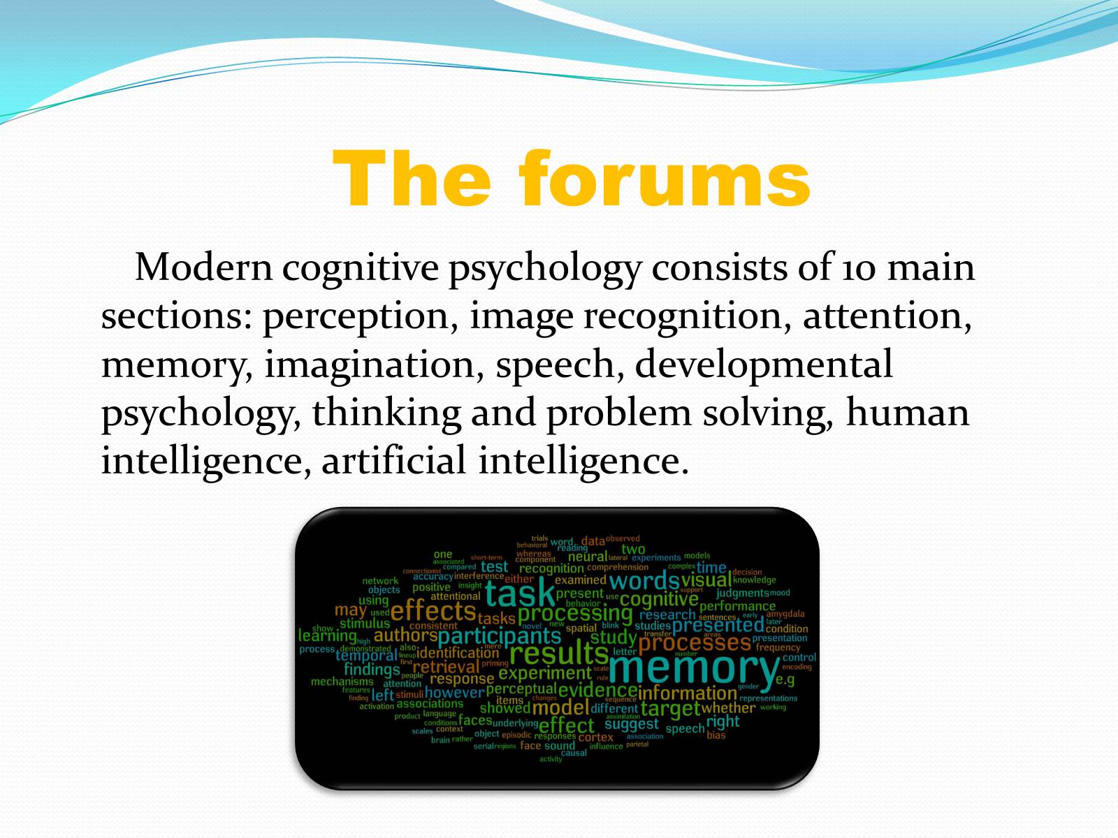 Презентація на тему «Сognitive psychology» - Слайд #4