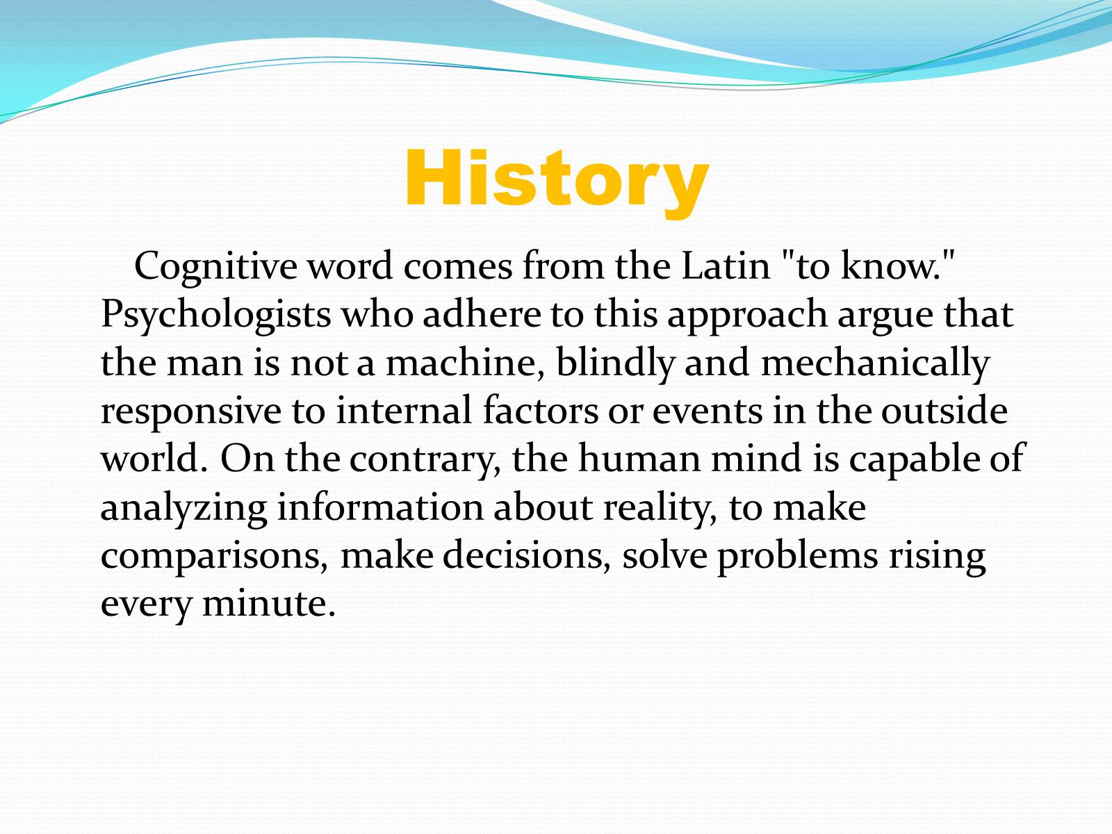 Презентація на тему «Сognitive psychology» - Слайд #5