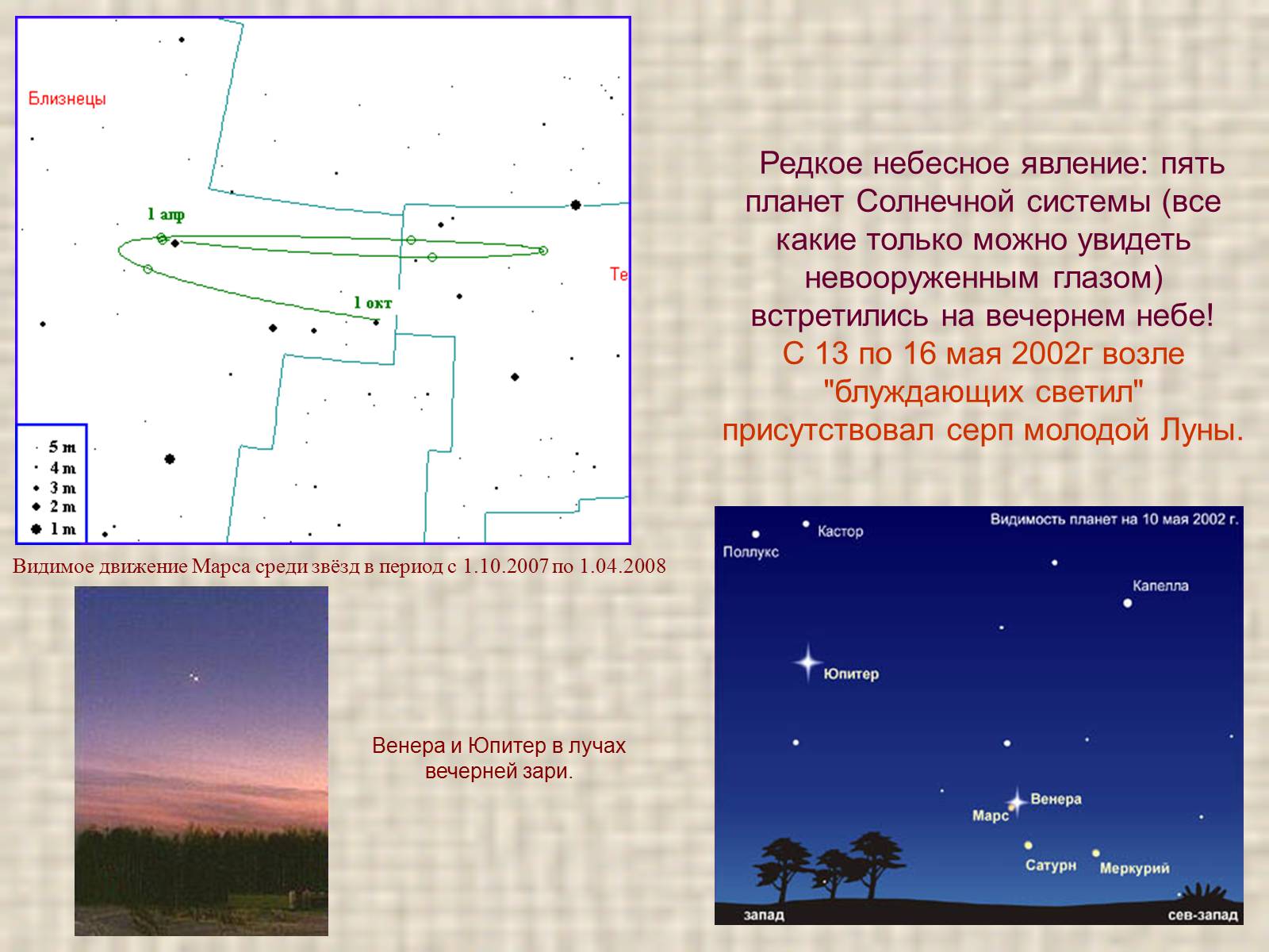Презентація на тему «Видимое движение планет» - Слайд #4