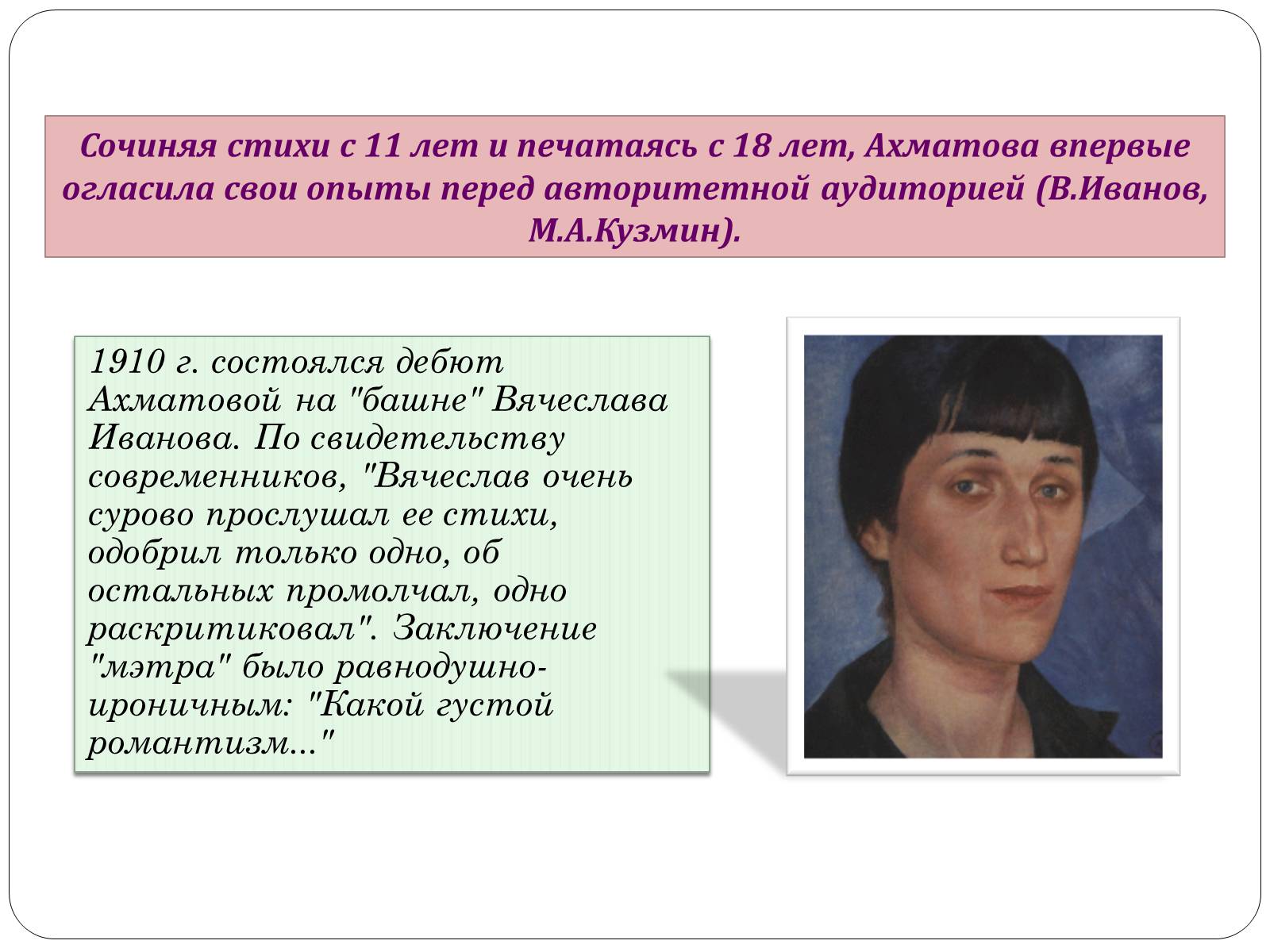 Презентація на тему «Анна Ахматова» (варіант 12) - Слайд #5