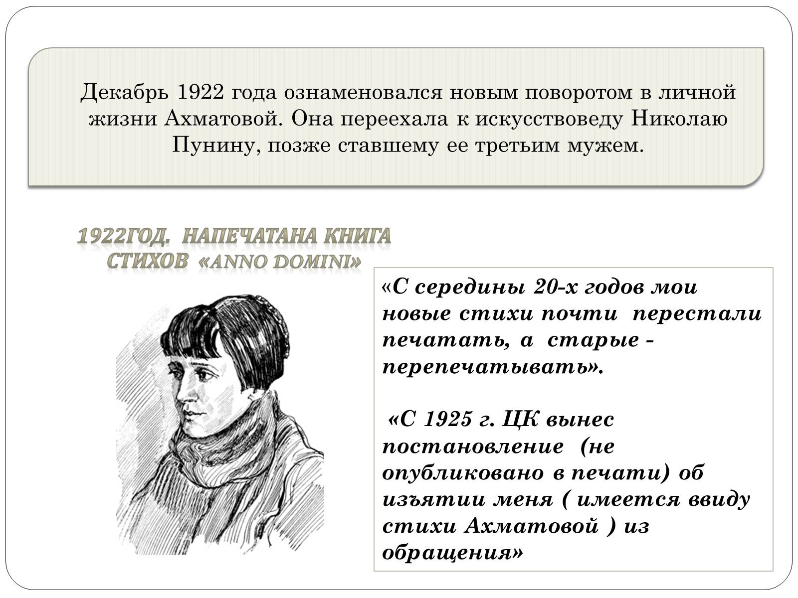 Презентація на тему «Анна Ахматова» (варіант 12) - Слайд #12