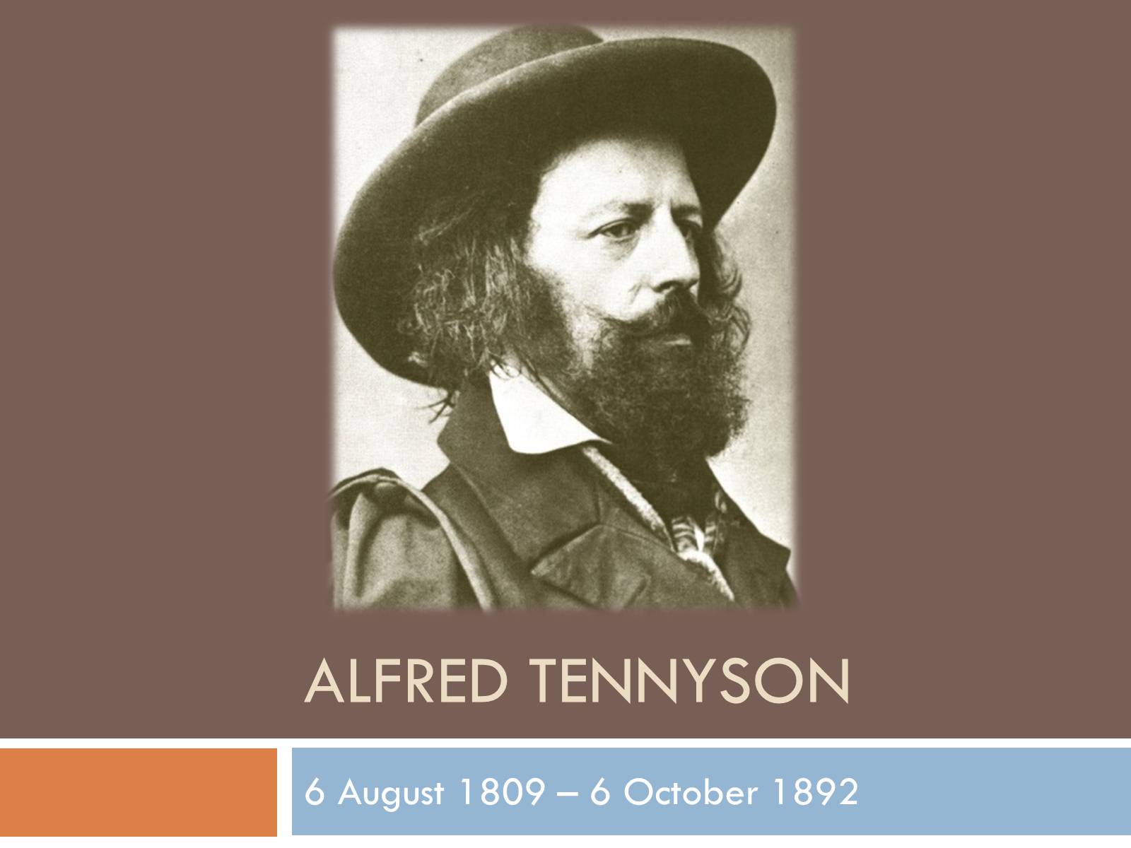 Презентація на тему «Alfred Tennyson» - Слайд #1