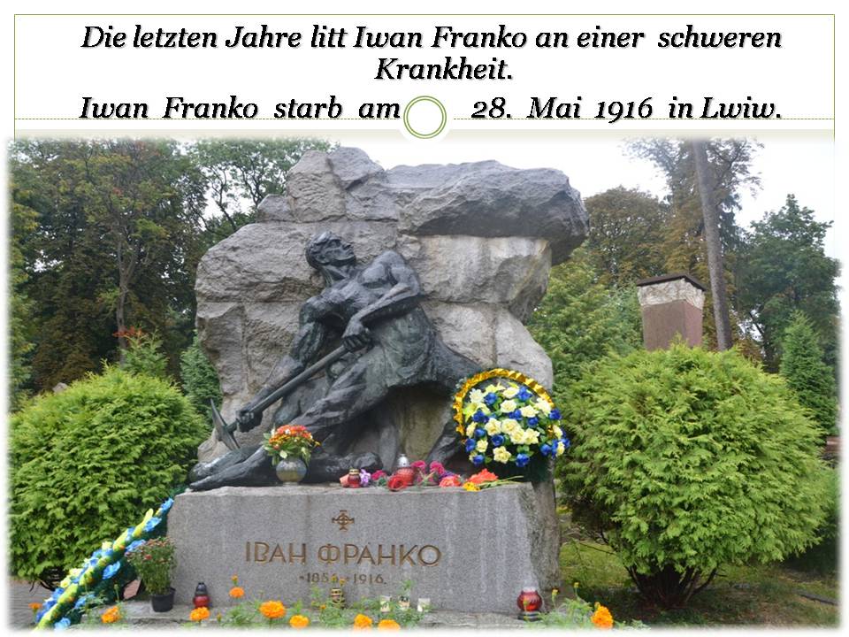 Презентація на тему «Iwan Franko» - Слайд #8