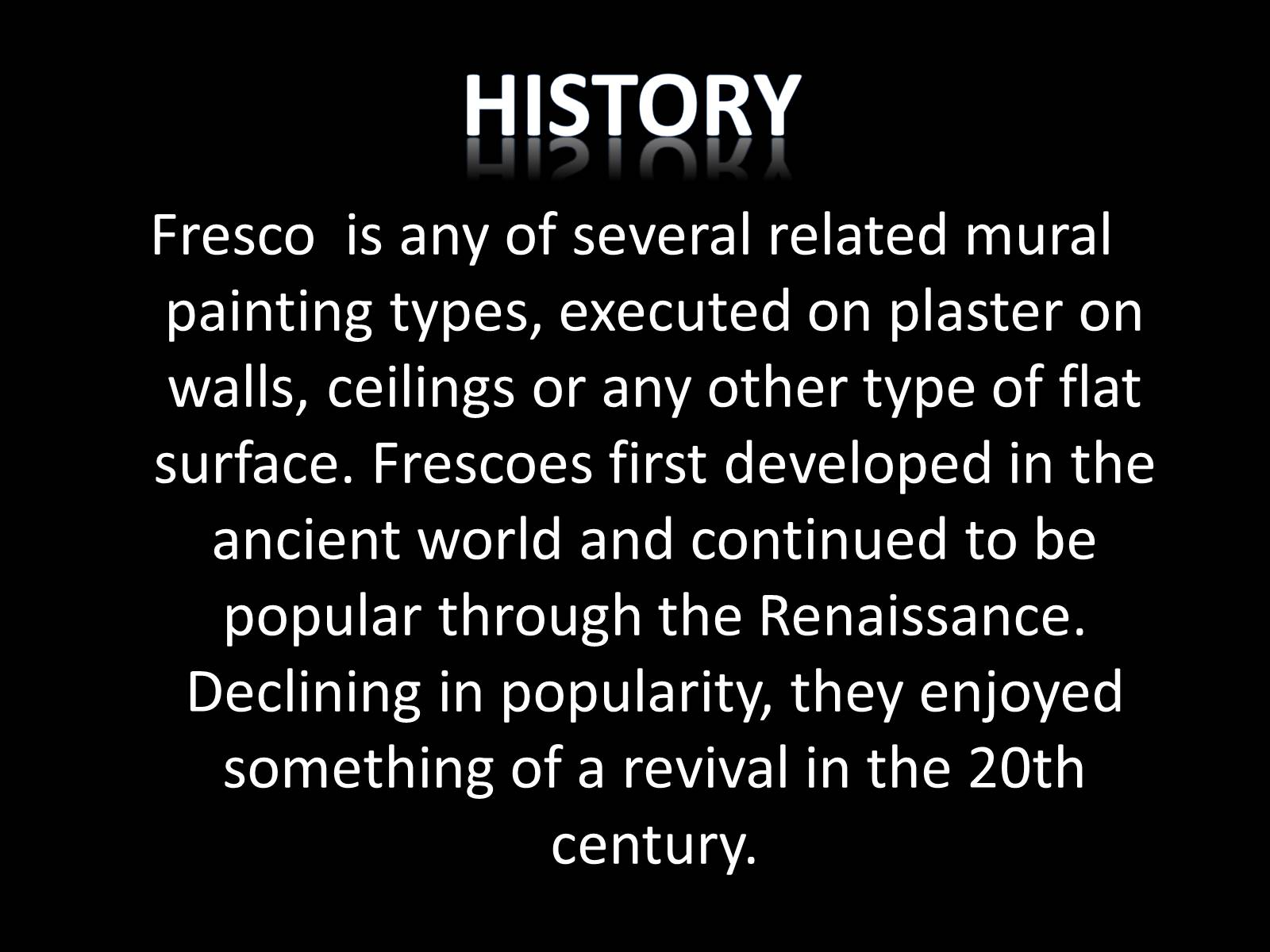 Презентація на тему «Fresco» - Слайд #2