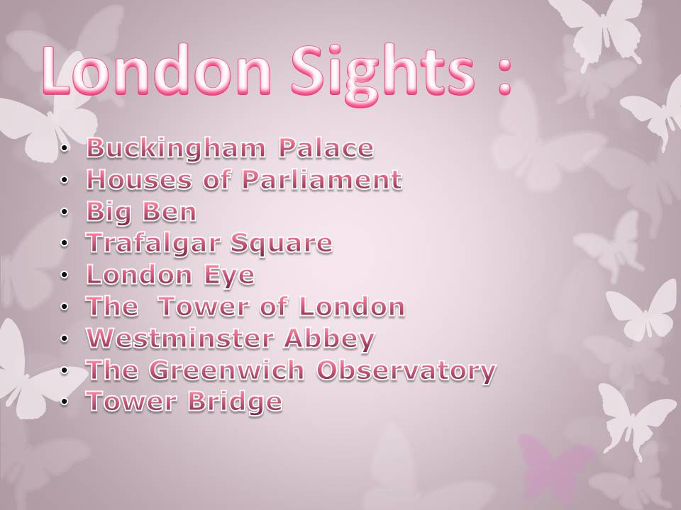 Презентація на тему «London Sights» (варіант 2) - Слайд #3