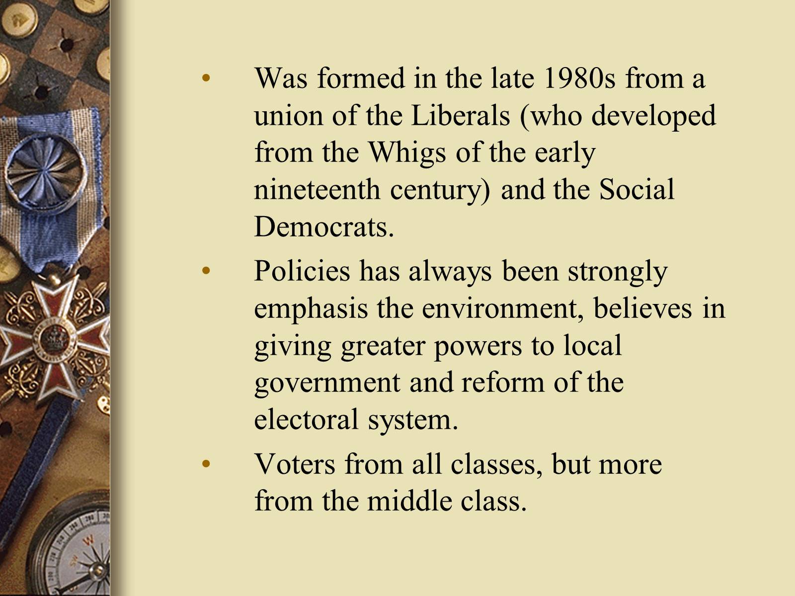 Презентація на тему «The Liberal Democrats» - Слайд #4