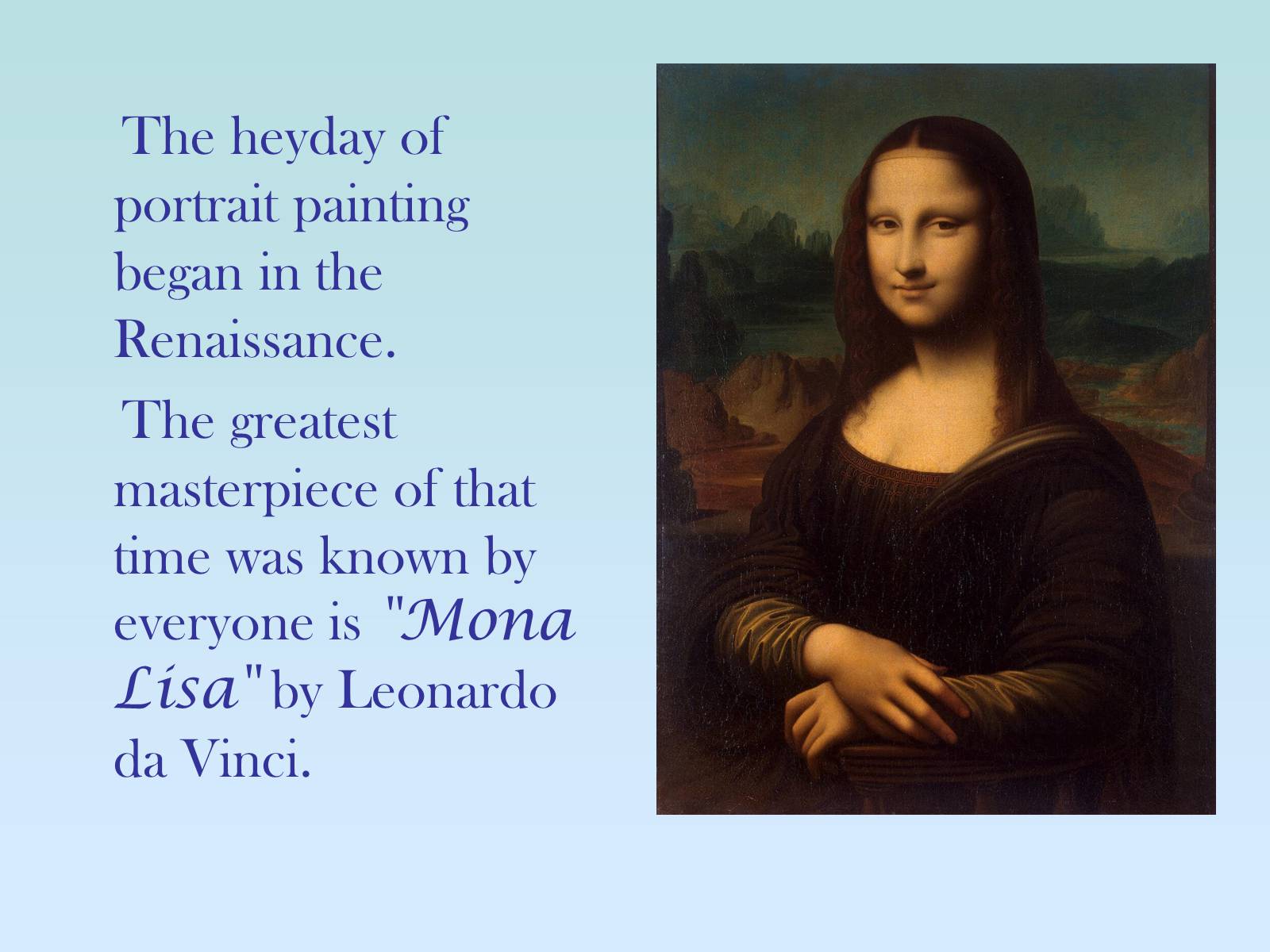 Презентація на тему «Portrait painting» - Слайд #3