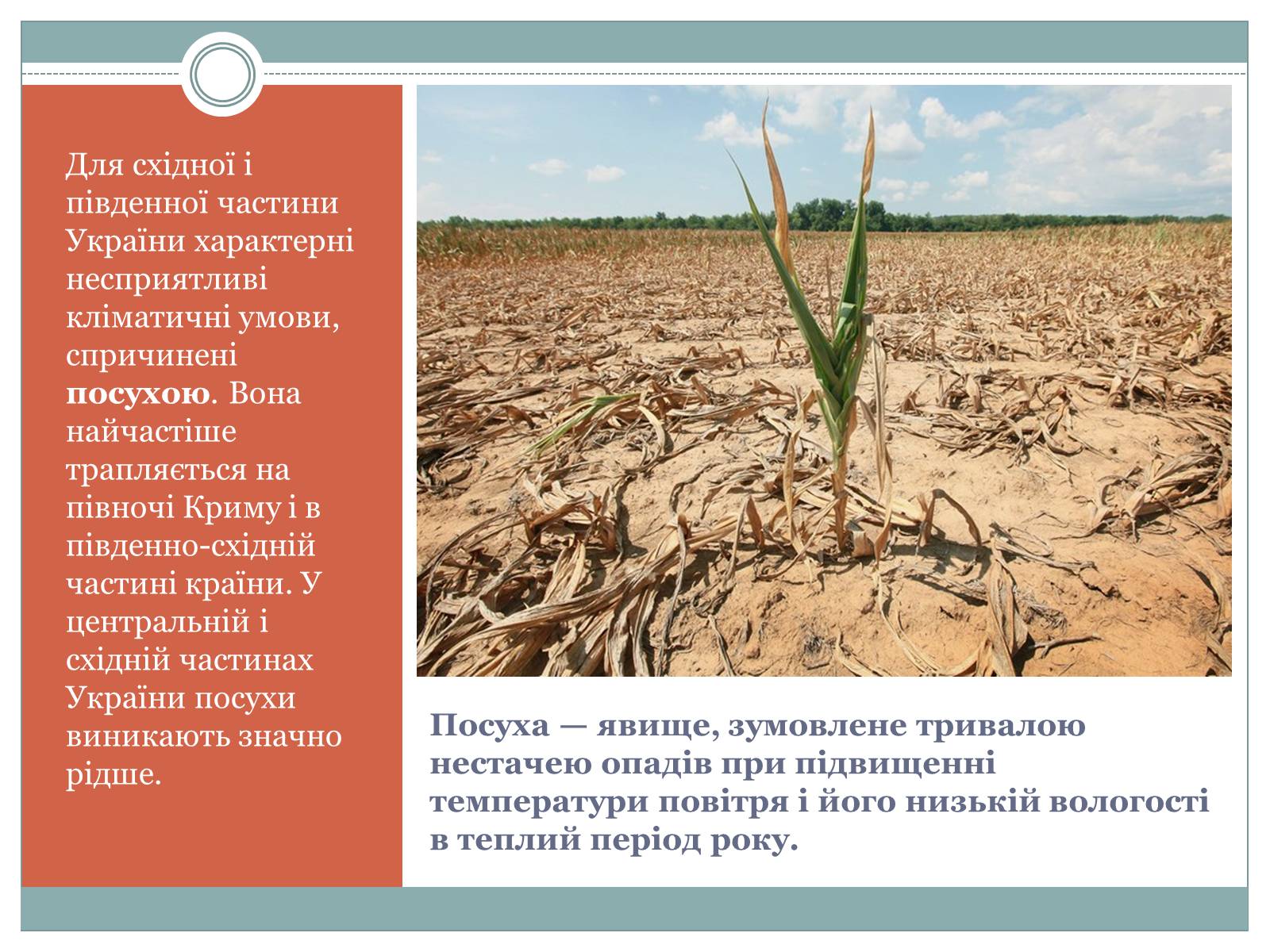 Презентація на тему «Несприятливі природно-кліматичні явища в Україні» - Слайд #4