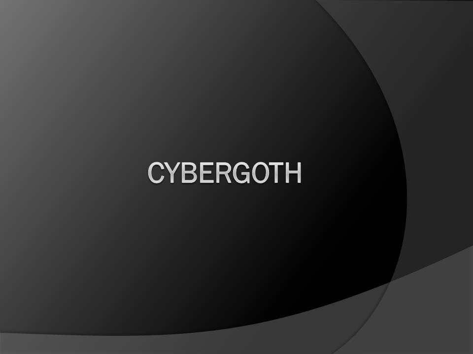 Презентація на тему «Cybergoth» - Слайд #1