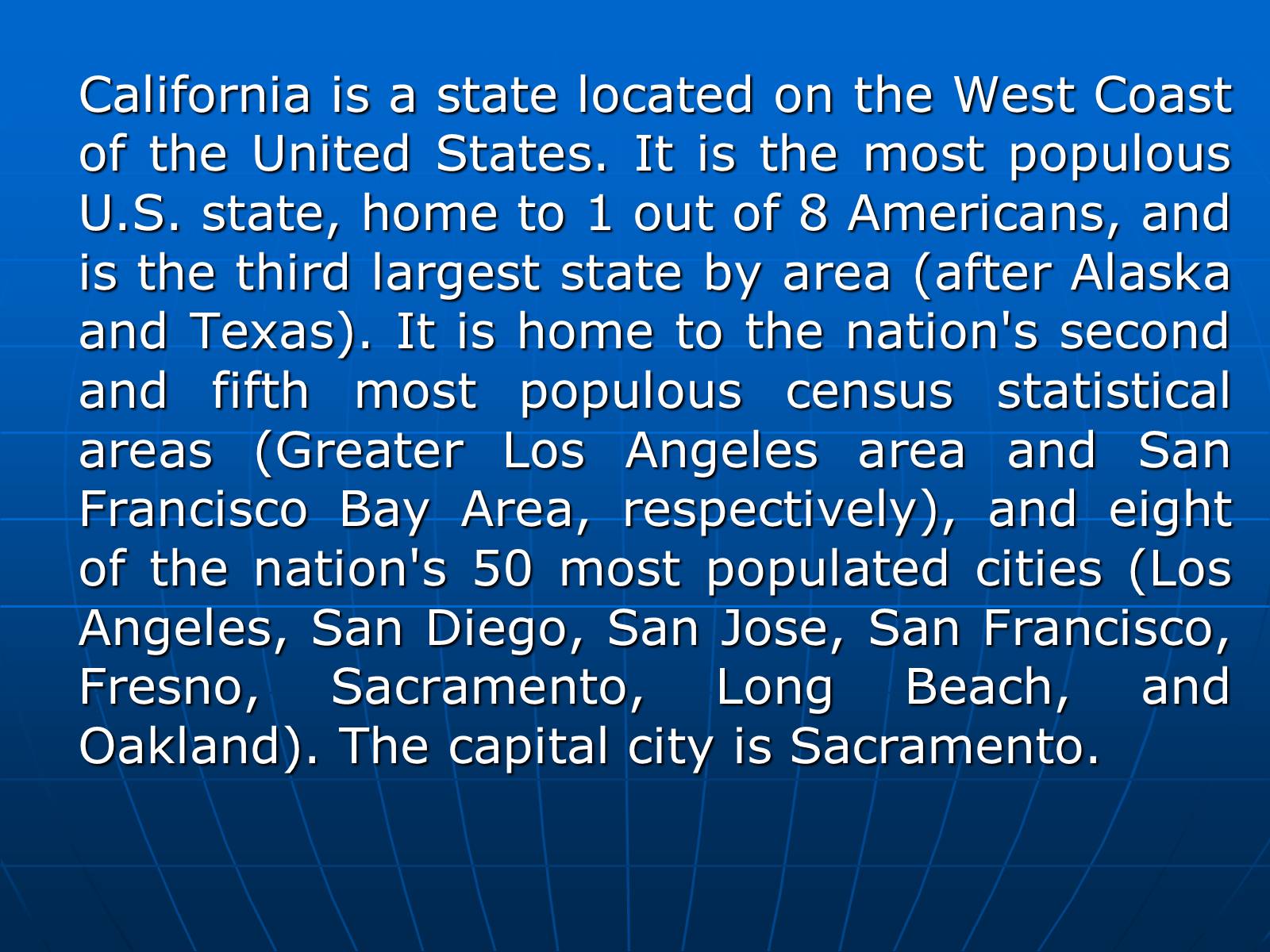 Презентація на тему «California» (варіант 3) - Слайд #2