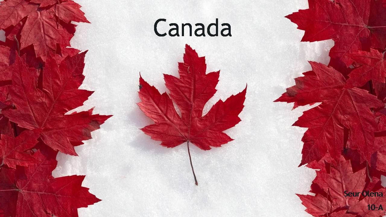 Презентація на тему «Canada» (варіант 16) - Слайд #1