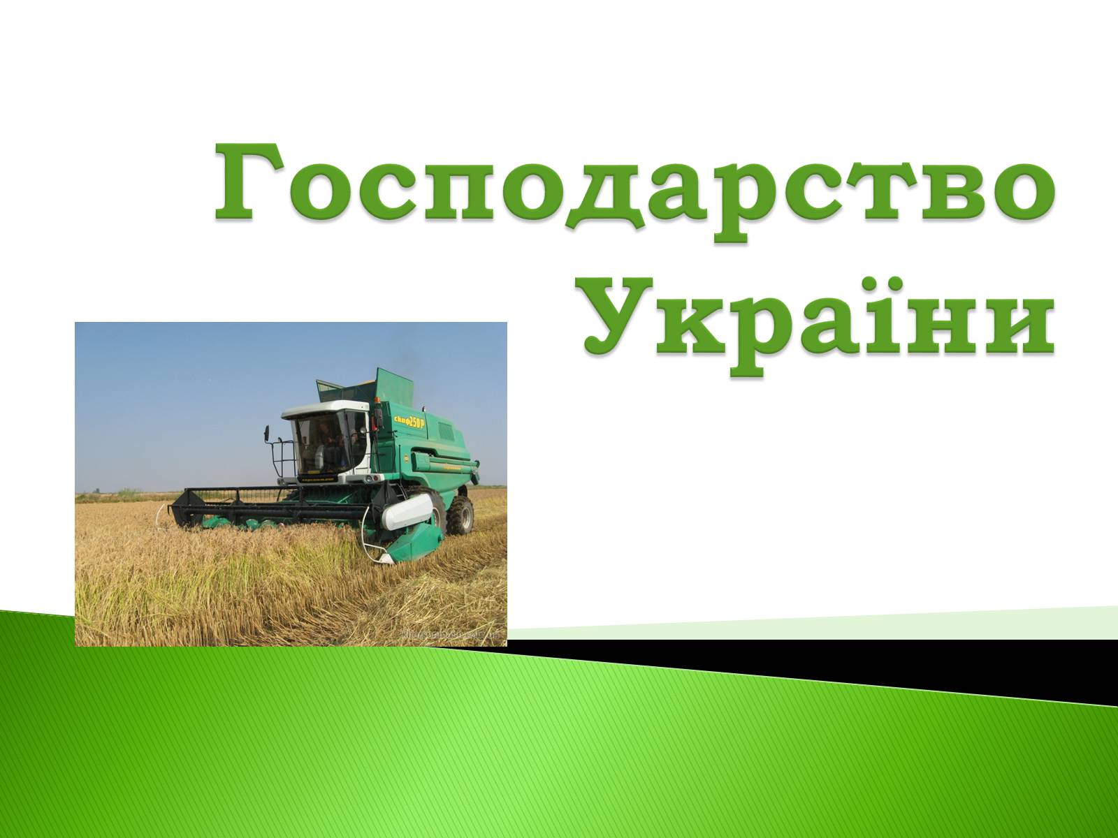 Презентація на тему «Господарство України» - Слайд #1