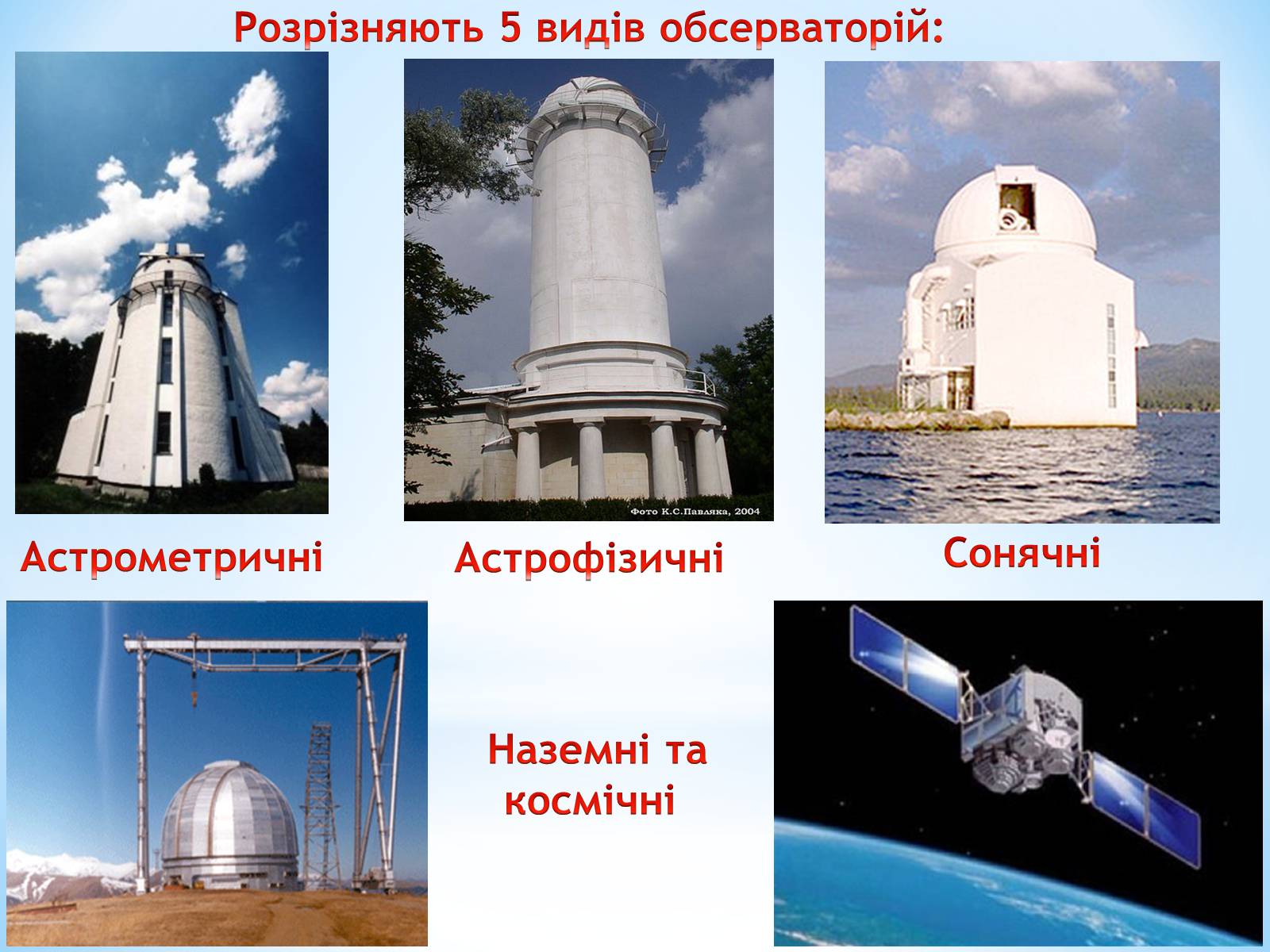 Презентація на тему «Астрономічні обсерваторії» - Слайд #4