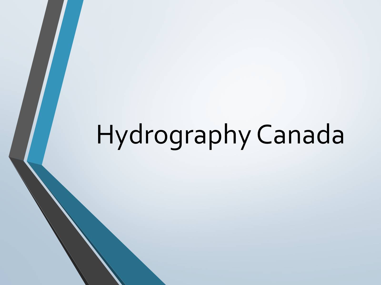 Презентація на тему «Hydrography Canada» - Слайд #1
