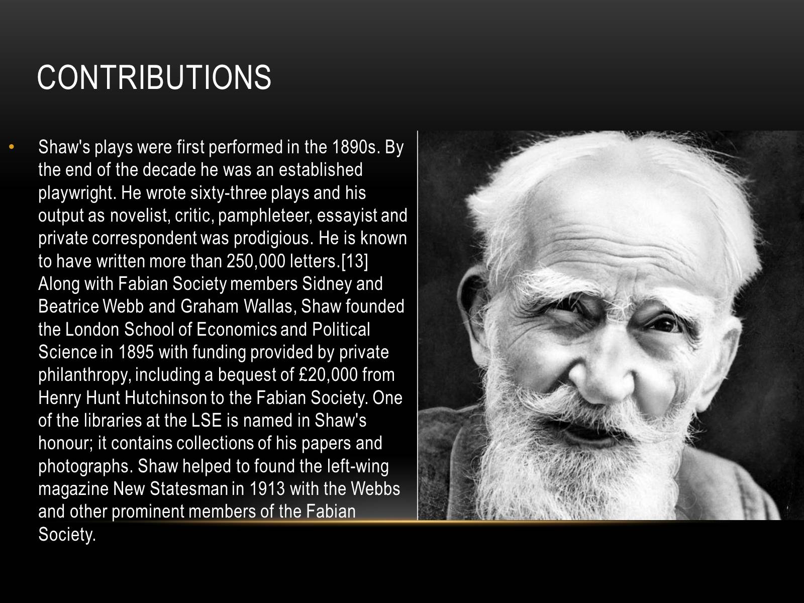Презентація на тему «George Bernard Shaw» - Слайд #6