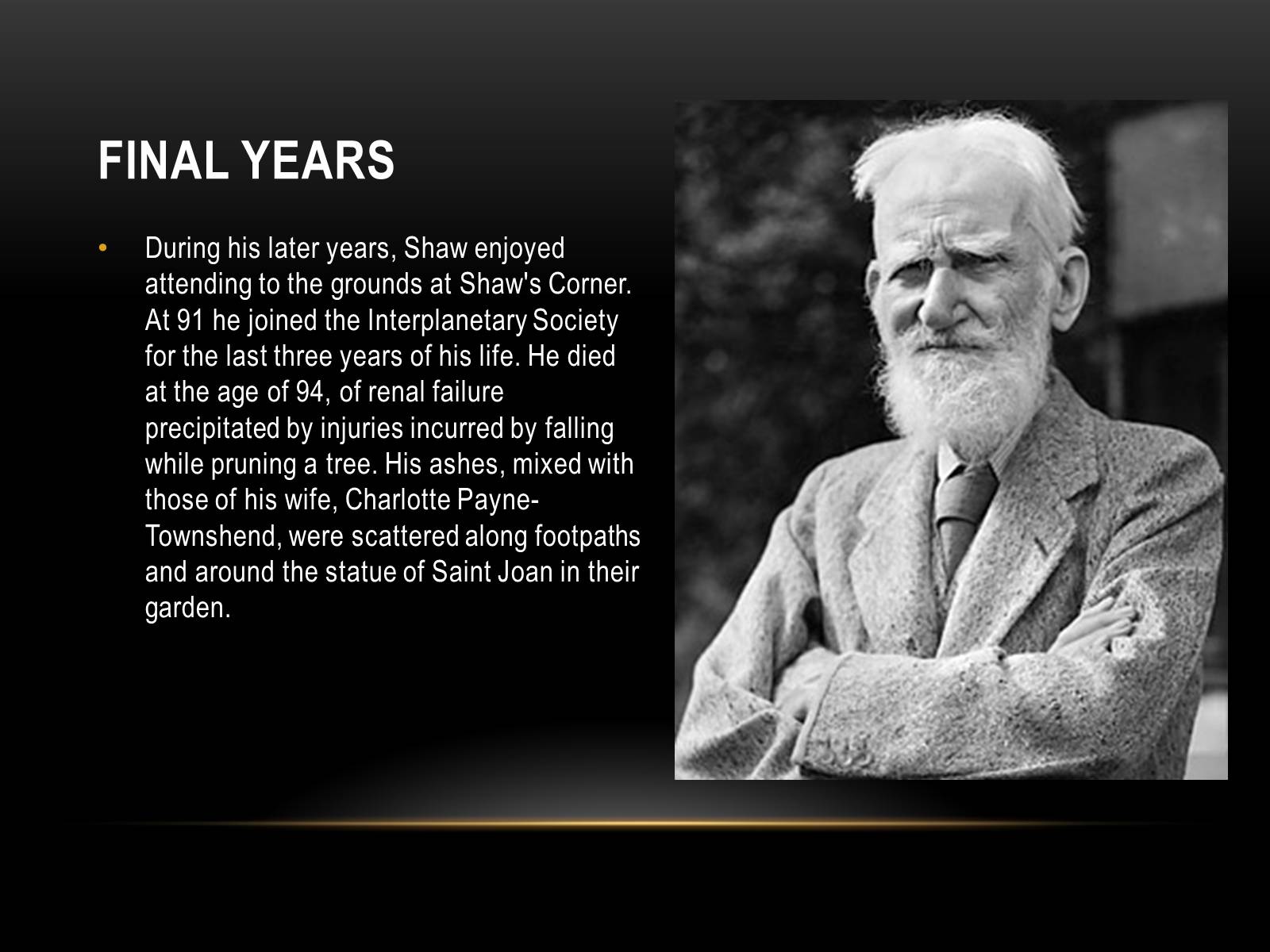 Презентація на тему «George Bernard Shaw» - Слайд #7