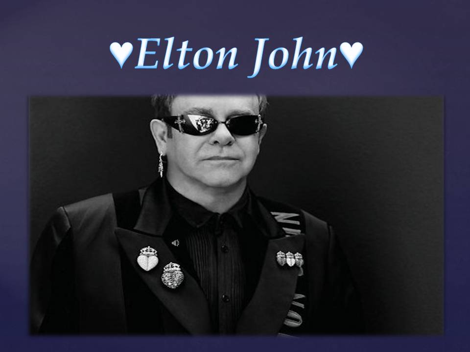 Презентація на тему «Elton John» - Слайд #1
