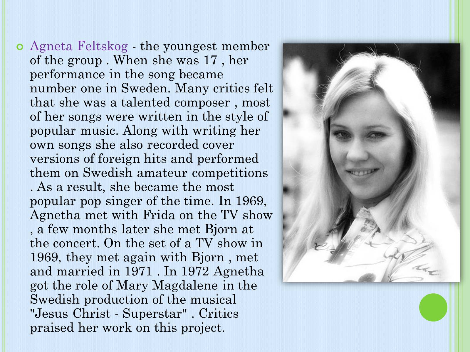 Презентація на тему «Group «ABBA»» - Слайд #7
