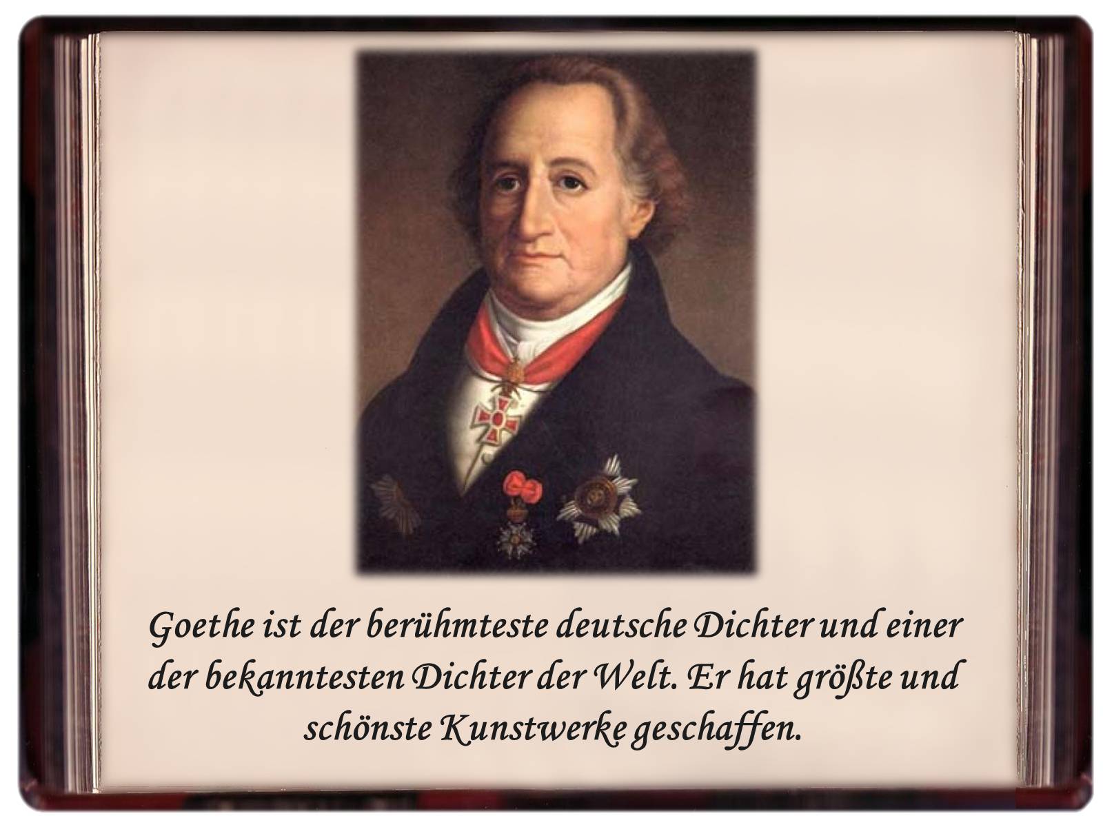 Презентація на тему «Johann Wolfgang von Goethe» (варіант 2) - Слайд #2