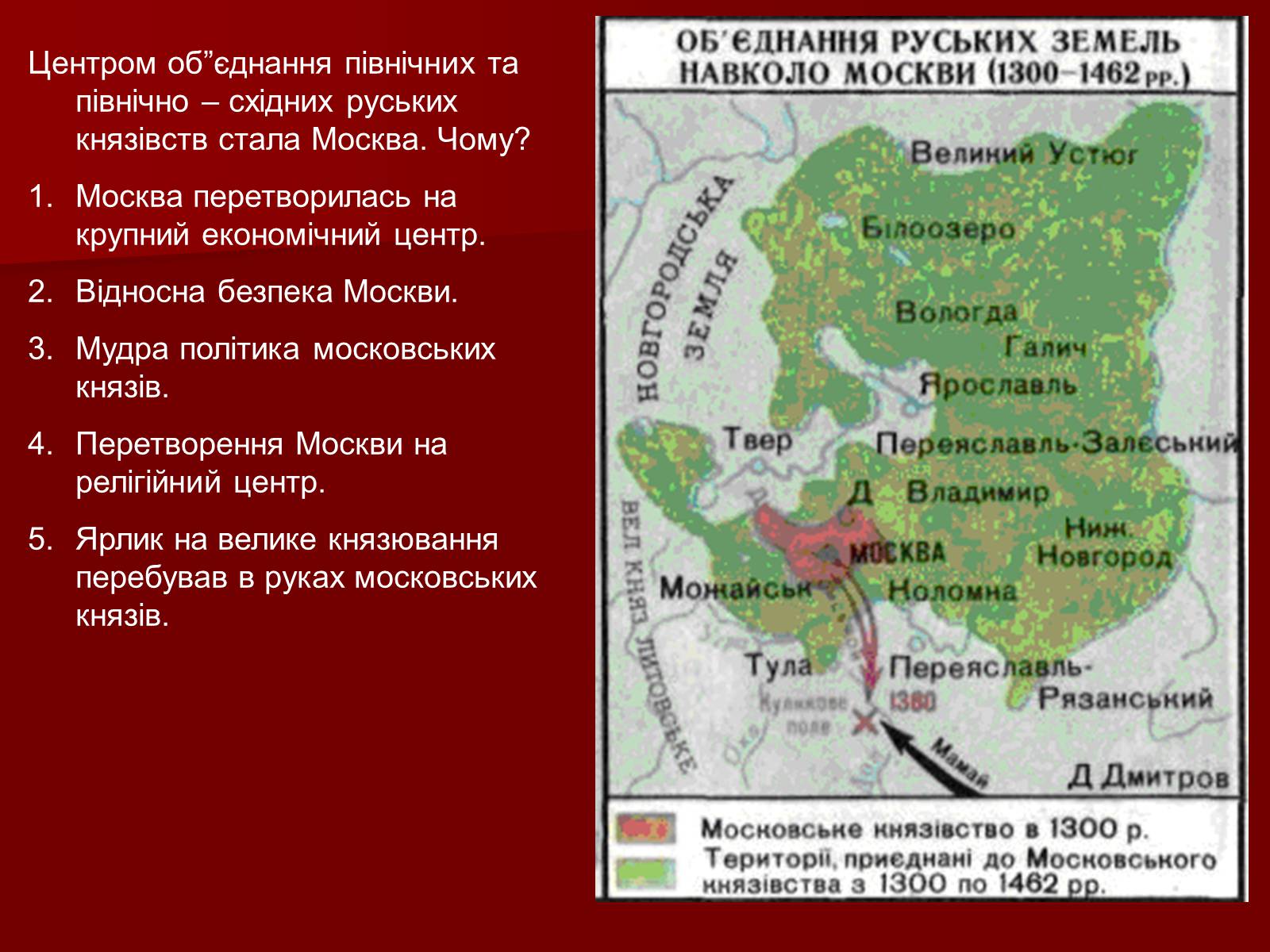 Презентація на тему «Утворення Московської держави» - Слайд #7