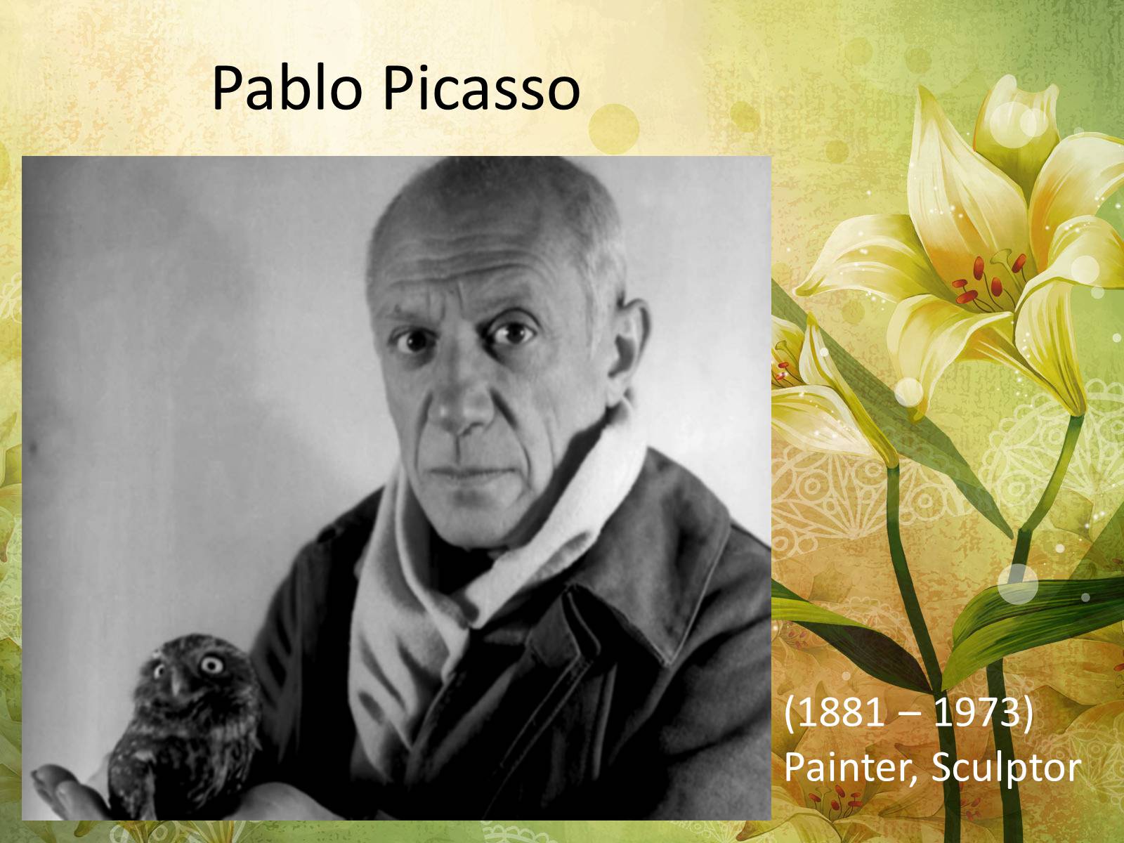 Презентація на тему «Pablo Picasso – My Favorite Painter» - Слайд #2