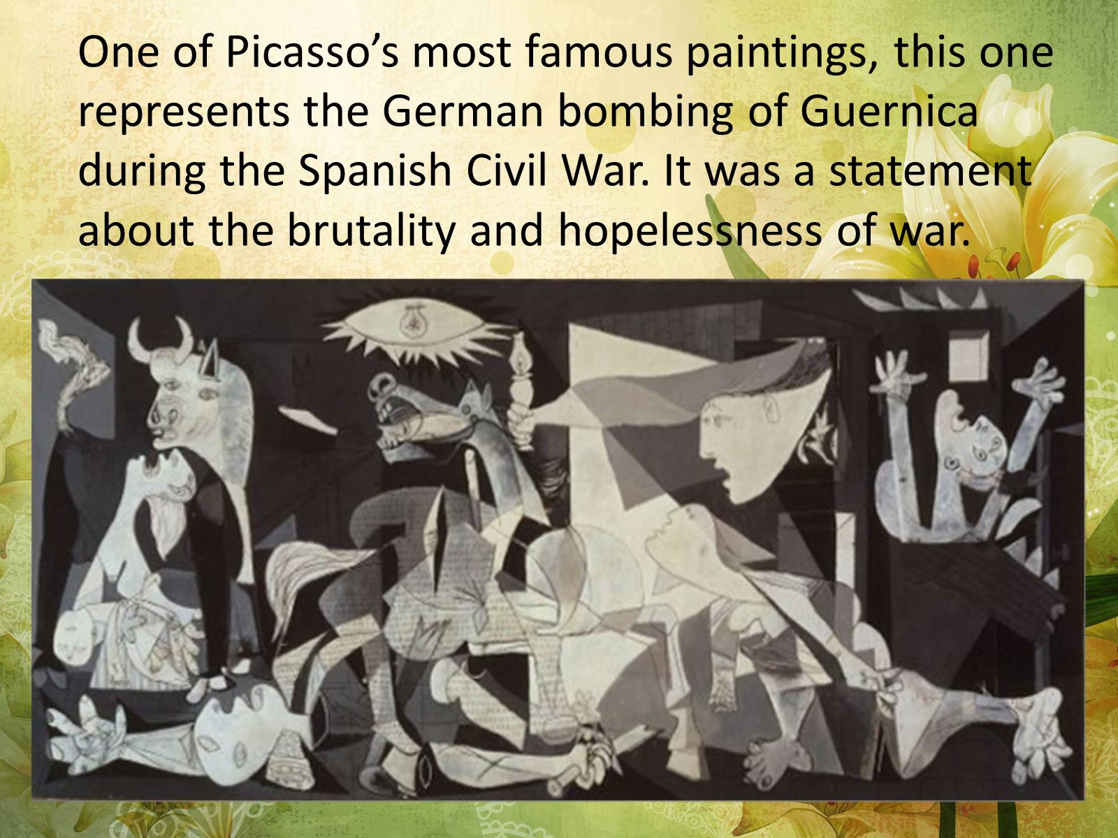 Презентація на тему «Pablo Picasso – My Favorite Painter» - Слайд #10