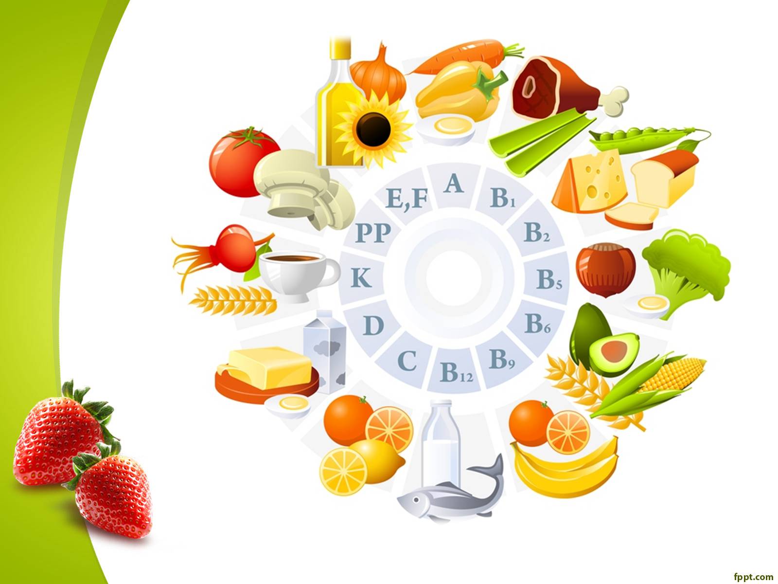 Рисунки на тему здоровое питание витамины
