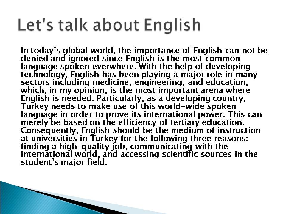 Презентація на тему «The importance of English in the world» - Слайд #3