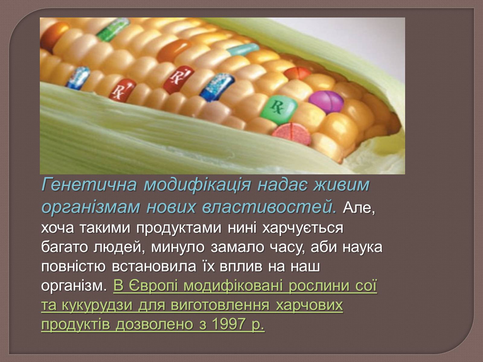 Презентація на тему «ГМО» (варіант 6) - Слайд #13