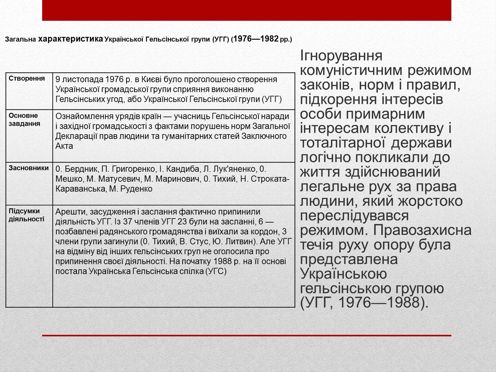 Презентація на тему «Опозиційний рух в Україні» (варіант 1) - Слайд #10