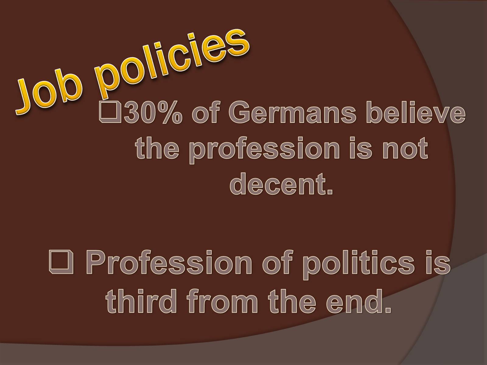 Презентація на тему «Don’t popular profession in Germany» - Слайд #5