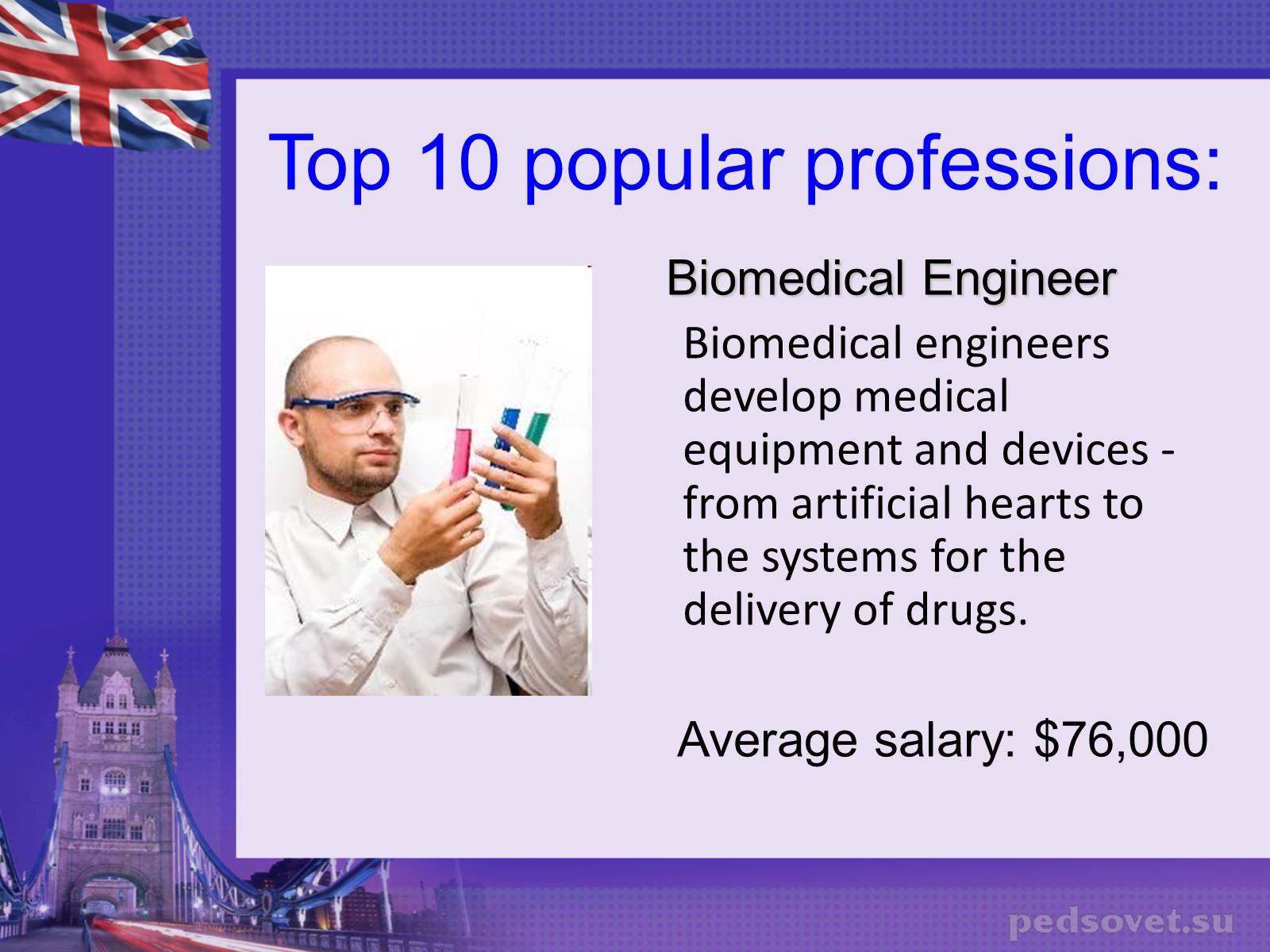 Презентація на тему «The most popular professions in America» - Слайд #6