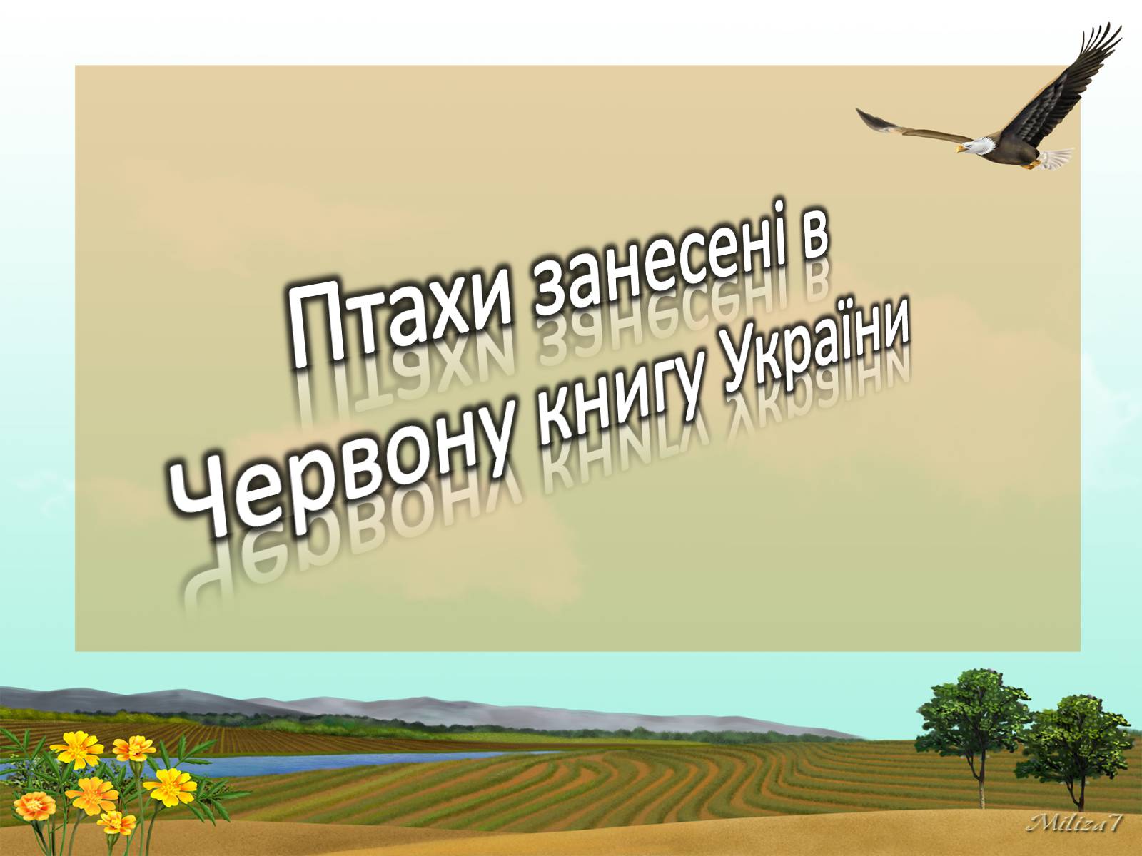 Презентація на тему «Птахи занесені в Червону книгу України» - Слайд #1