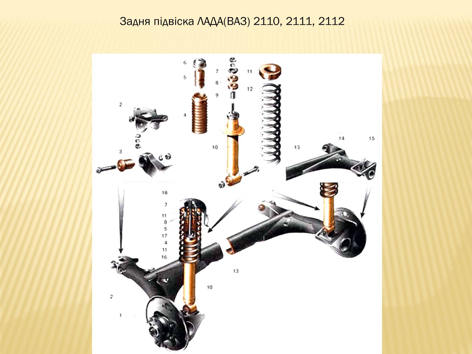 Презентація на тему «Пристрій механізмів і систем автомобілів ВАЗ-2110» - Слайд #18