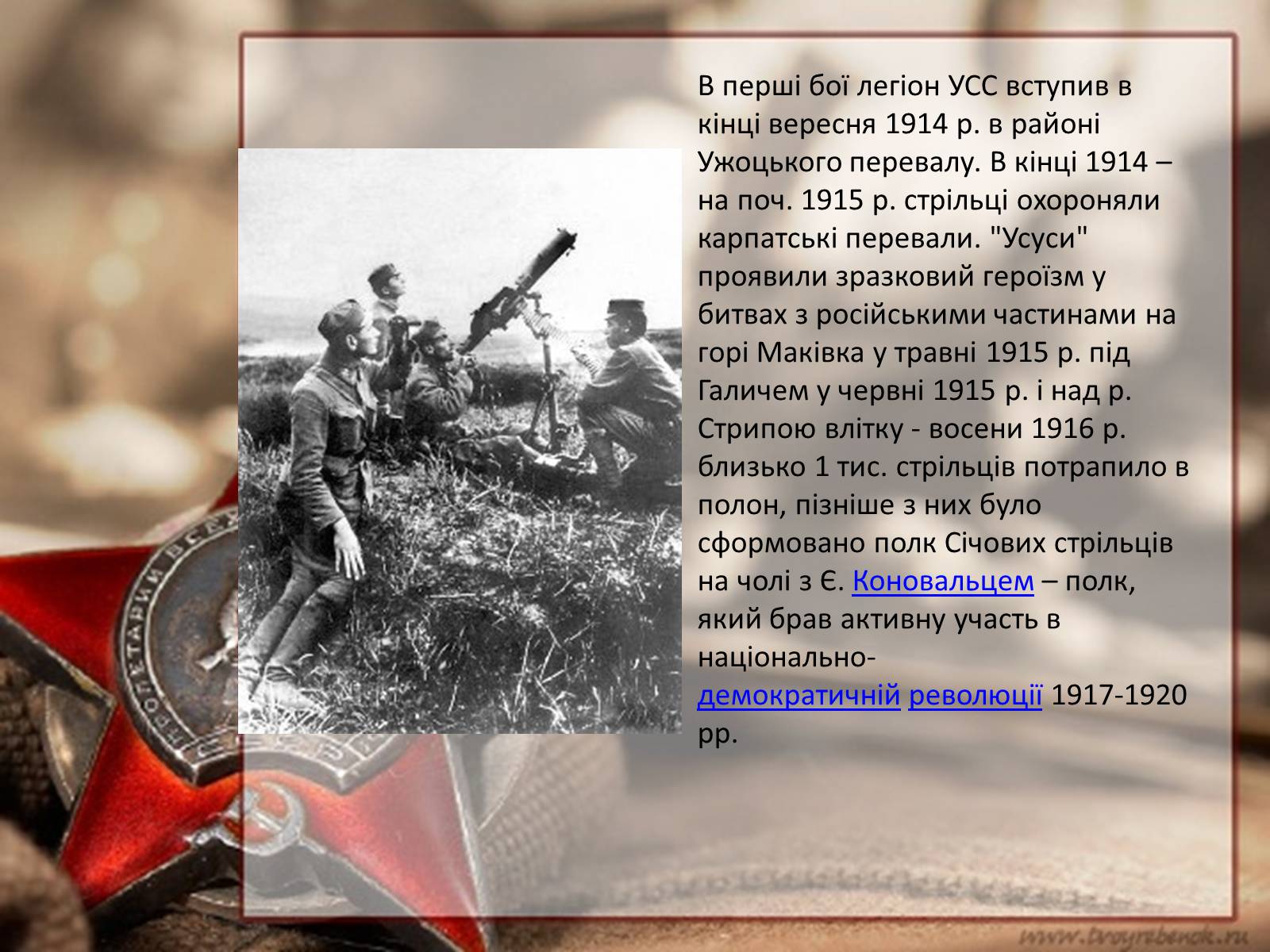 Презентація на тему «Легіон українських січових стрільців» - Слайд #5