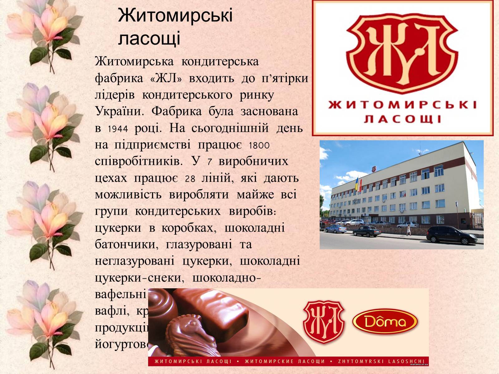 Презентація на тему «Шоколадні фабрики України» - Слайд #14
