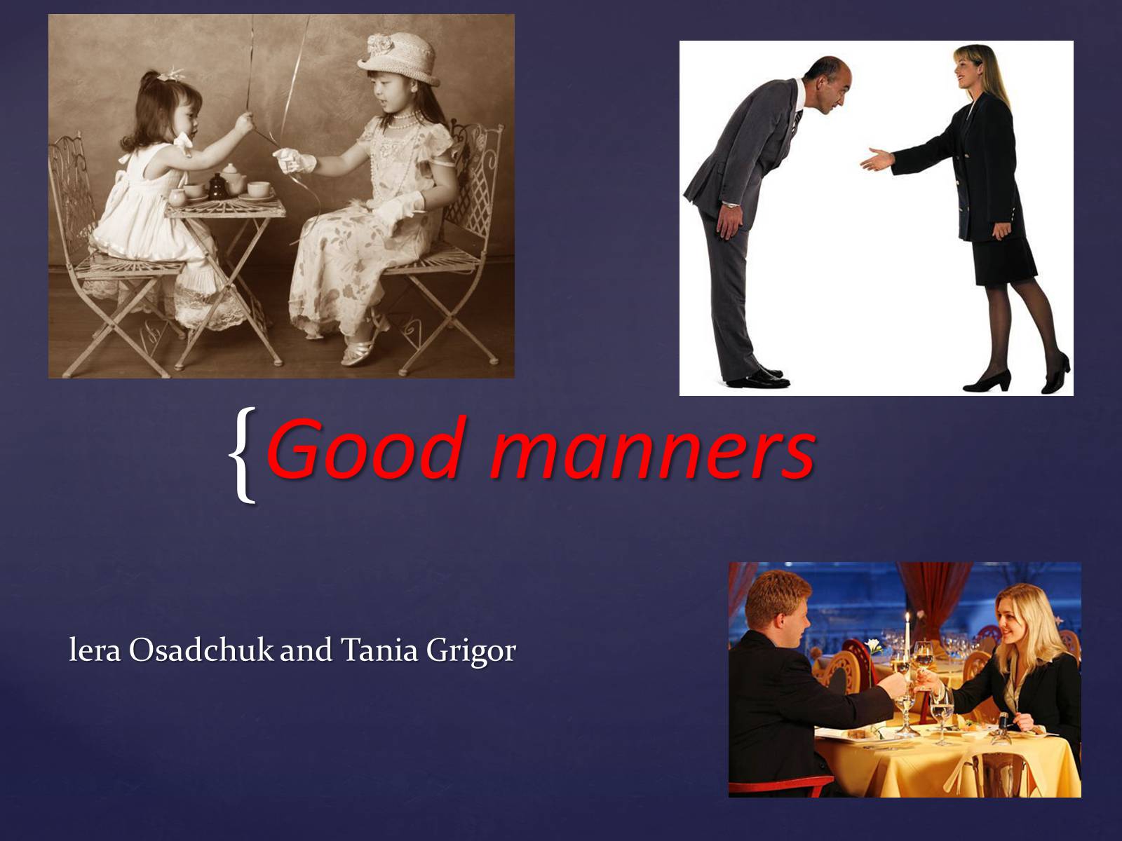 Презентація на тему «Good manners» - Слайд #1