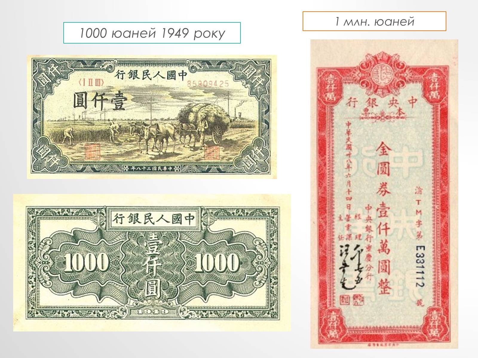 Тысяча долларов в юанях. 1949 Юаней. 1000 Юаней. Миллион юаней. 1000 Юаней купюра.
