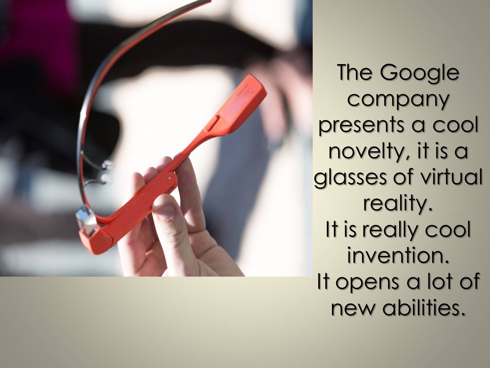 Презентація на тему «Google glasse» - Слайд #2