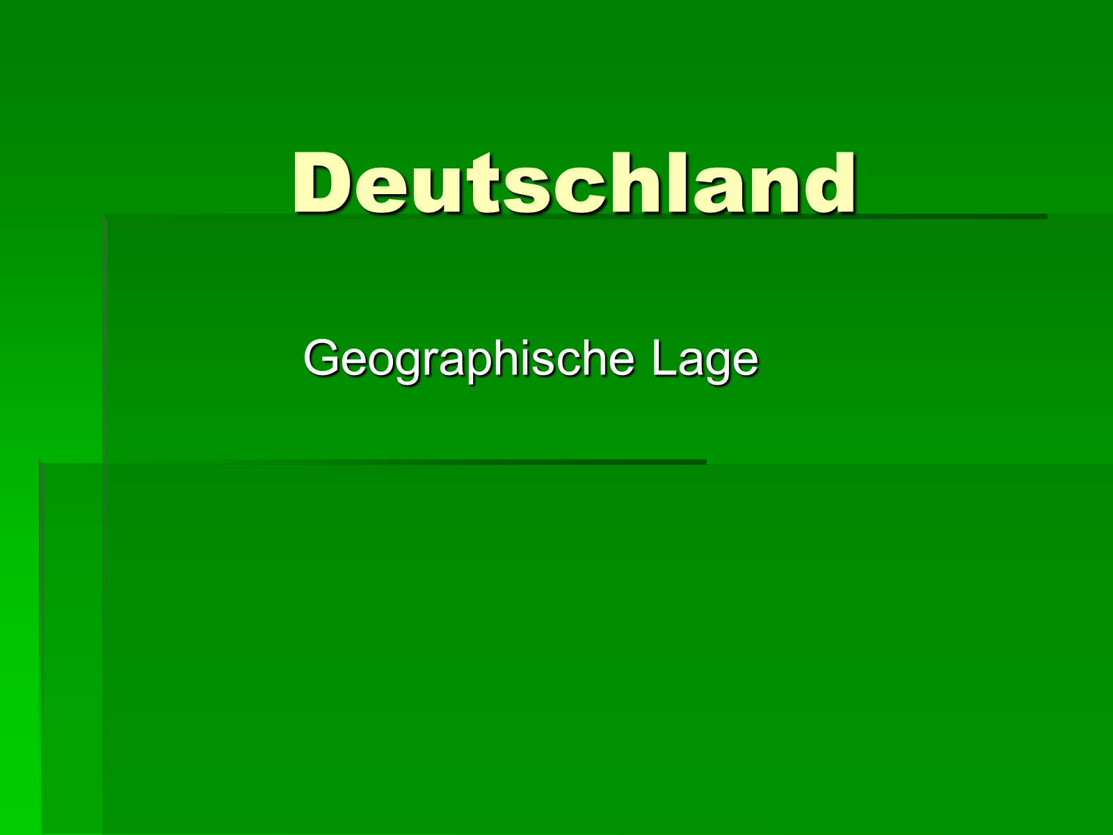 Презентація на тему «Deutschland» (варіант 1) - Слайд #1
