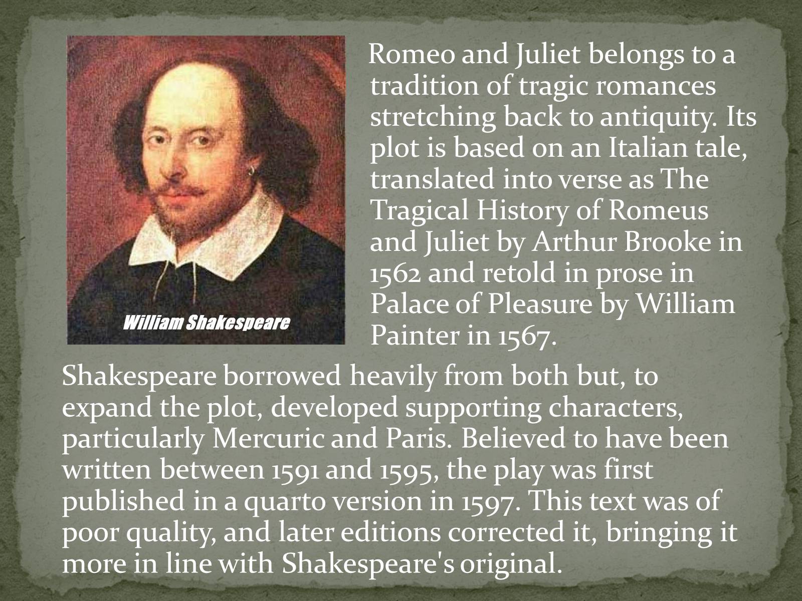 Презентація на тему «Romeo and Juliet» - Слайд #3